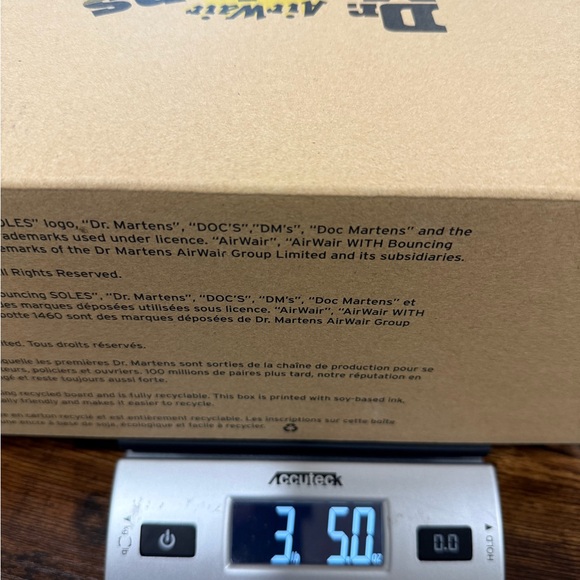 DR. MARTENS WOMEN'S 1460 W PATENT LEATHER FASHION BOOT - SIZE: WOMEN 9. Black - Picture 14 of 14